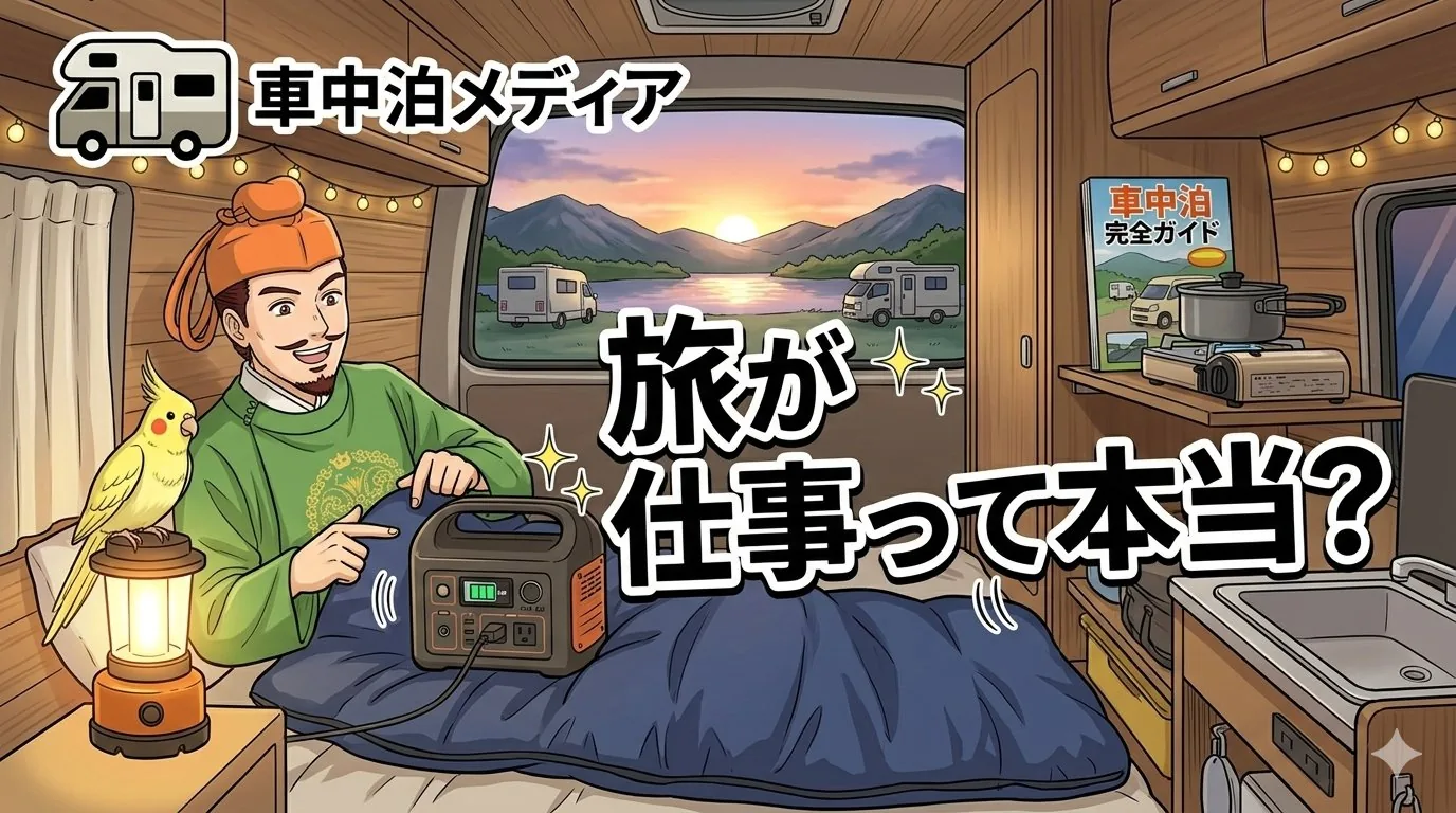 車中泊メディア「旅が仕事って本当？」
